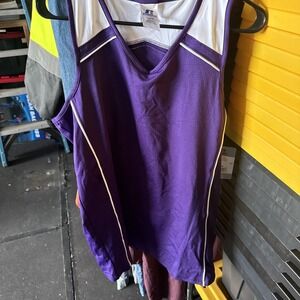 Russell Athletic Women's Sports Tank Top Jersey, Size Large